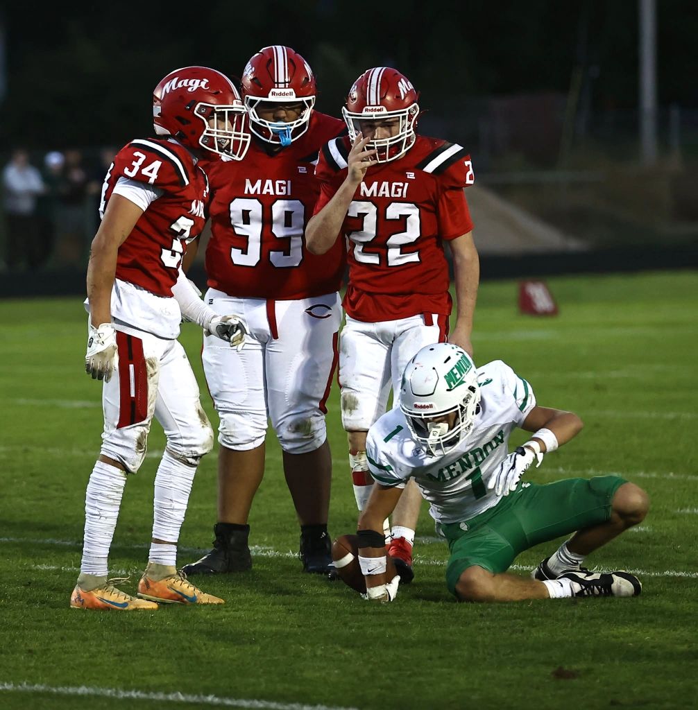 No. 2 Mendon tops No. 6 Colon 38-16